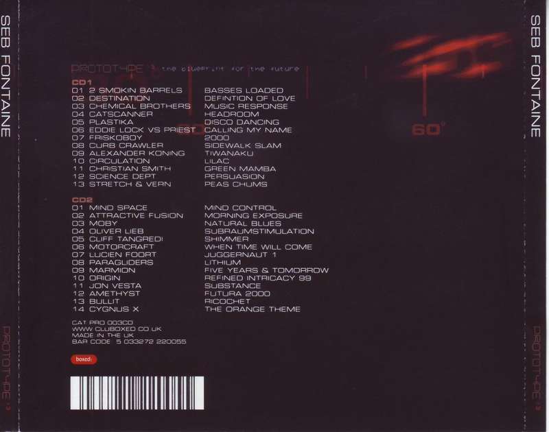GLOBAL UNDERGROUND - Seb Fontaine - prototype 3 (x2 CD) PRO 003CD 5 033272 220055