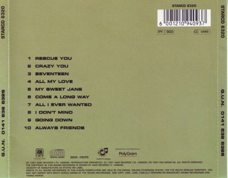 G.U.N. -  0141 632 6326 (CD) STARCD 6320 NM
