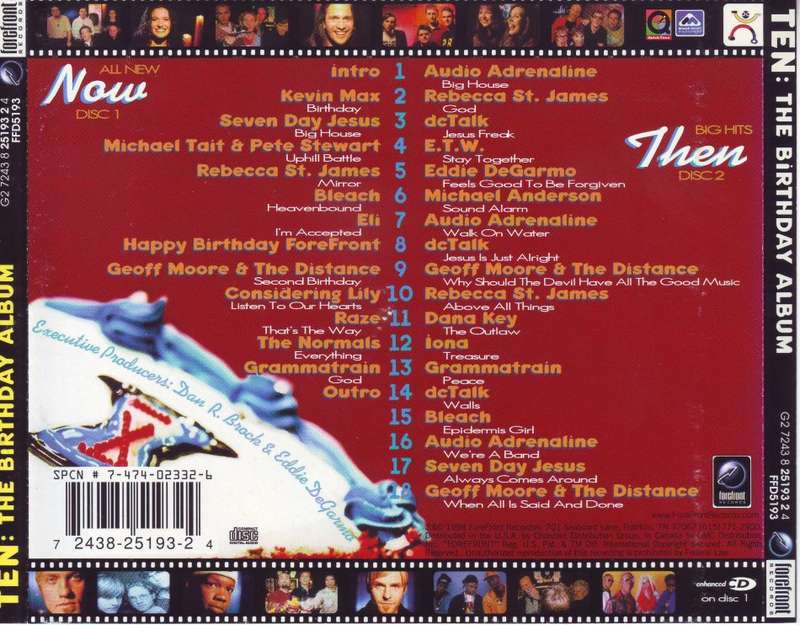 FOREFRONT RECORDS - The birthday album (double CD) G2 7243 8 25193 2 4 / FFD5193 EX
