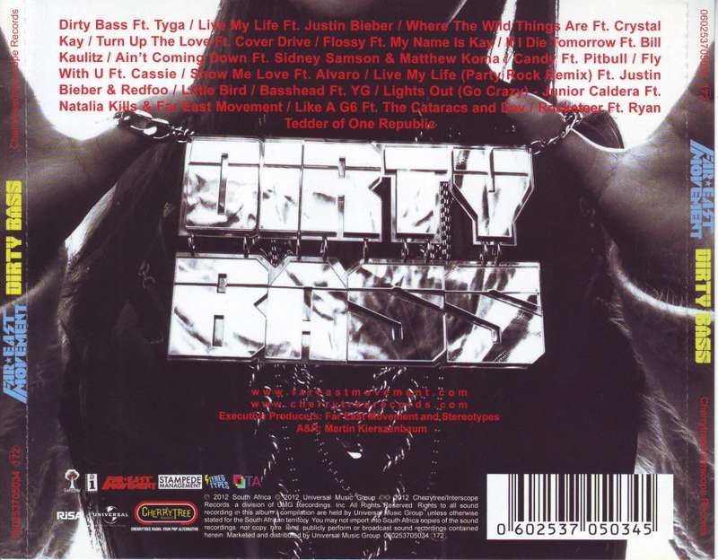 FAR EAST MOVEMENT -  Dirty Bass (CD) 060253705034 NM