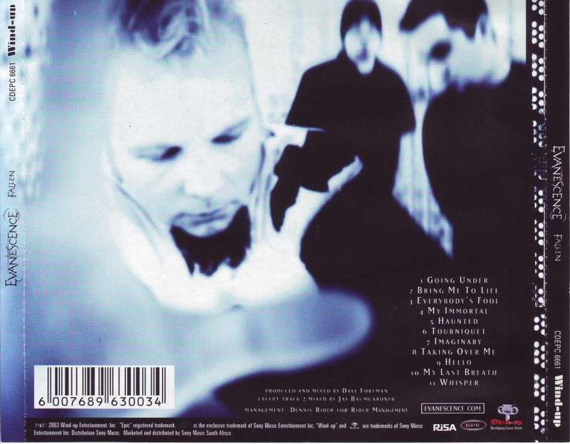 EVANESCENCE - Fallen (CD) CDEPC 6661 NM