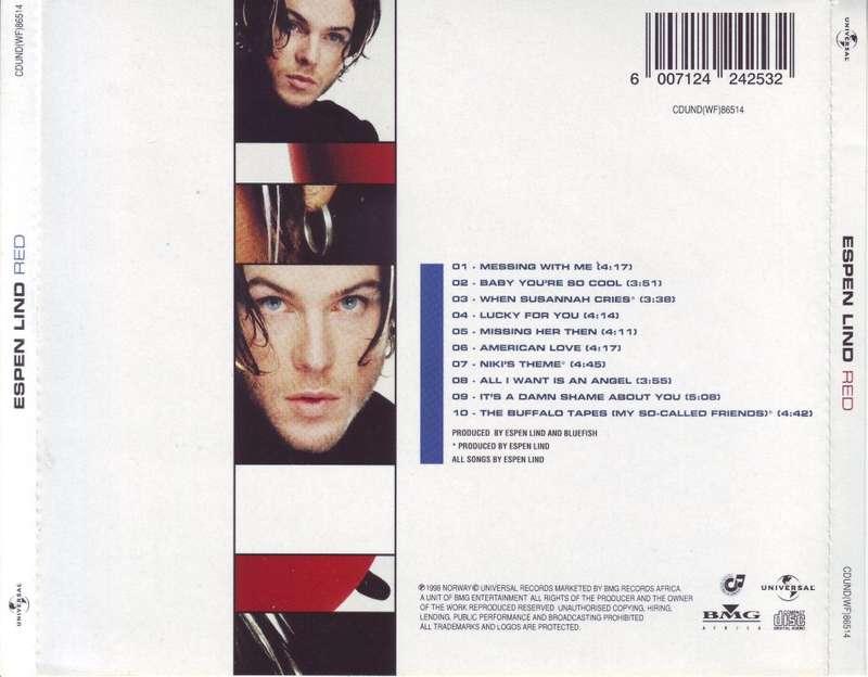 ESPEN LIND -  Red (CD) CDUND (WF) 86514 NM (R25 SALE)