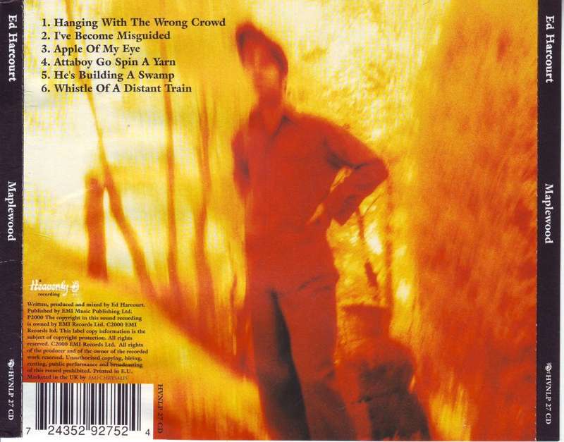 ED HARCOURT - Maplewood (6 track EP) HVNLP 27 CD NM-