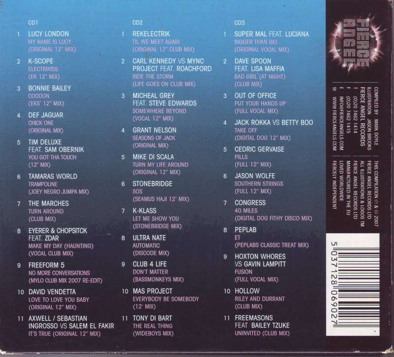 DIGITAL ANGEL 2007 - Compilation (3 CD set, digipak) FIANCD9 NM