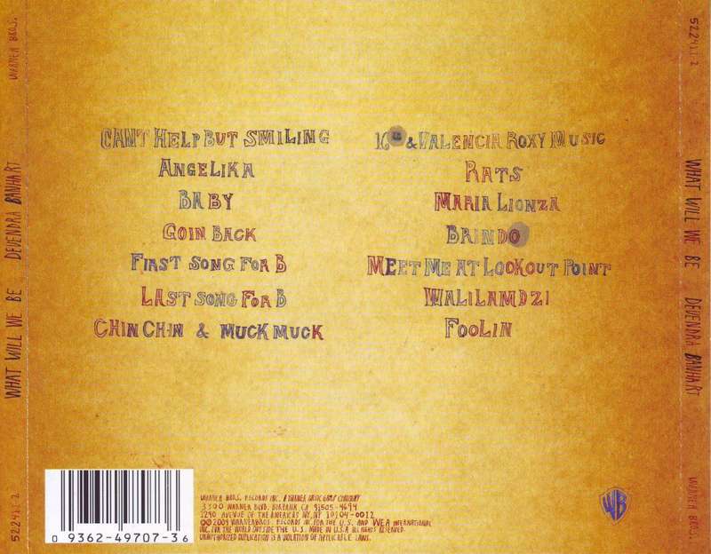DEVENDRA BANHART - What will we be (CD) 0 9362-49707-3 6 NM