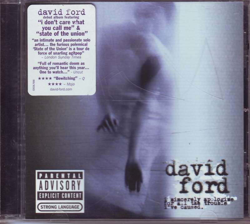 DAVID FORD - I sincerely apologize for all the trouble I`ve caused (CD) CDCOL7058 NM