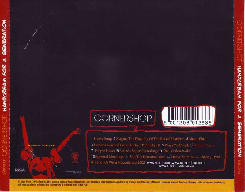 CORNERSHOP - Handcream for a generation (CD) SMBCD 12 NM