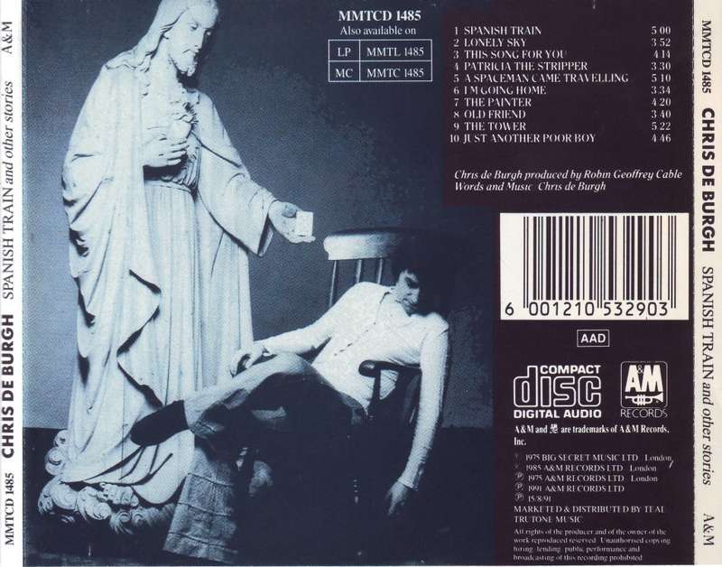 CHRIS DE BURGH - Spanish train and other stories (CD) MMTCD 1485  (FREE BULK SHIPPING)