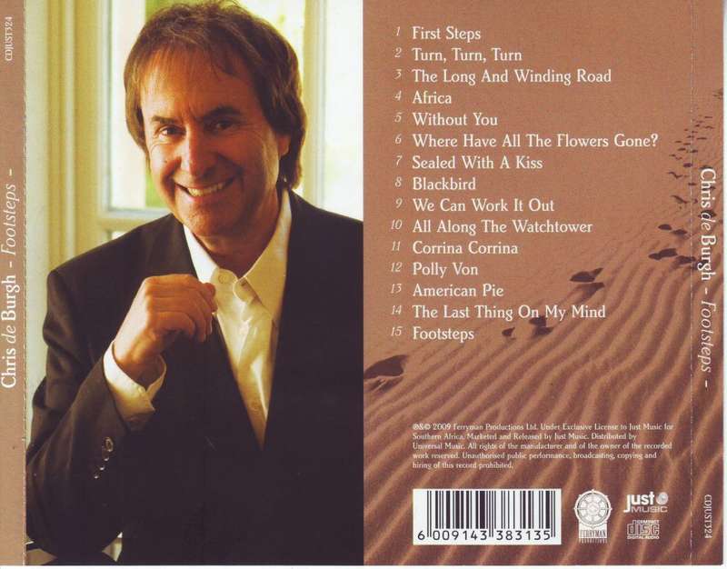 CHRIS DE BURGH -  Footsteps (CD) CDJUST 324 (FREE BULK SHIPPING)
