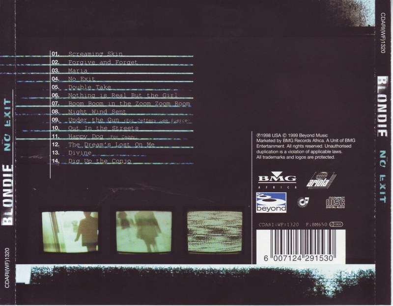 BLONDIE - No exit (CD) CDARI (WF) 1320 NM