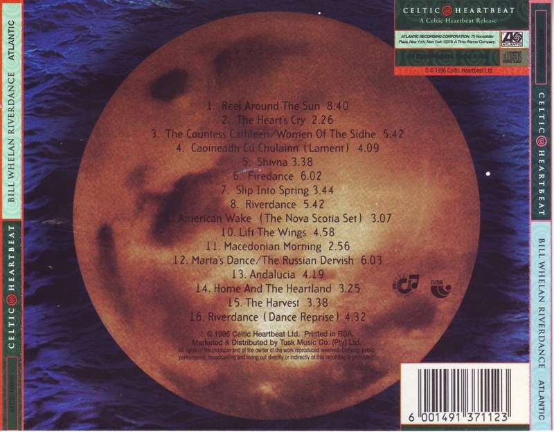 BILL WHELAN - Riverdance (CD) ATCD 10005 NM (R25 SALE)