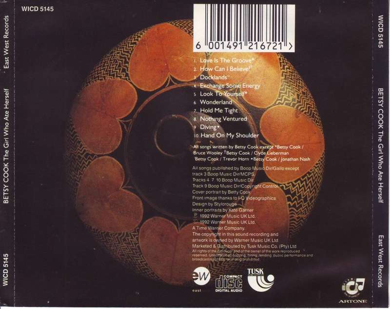 BETSY COOK - The girl who ate herself (CD) WICD 5145 EX (R25 SALE)