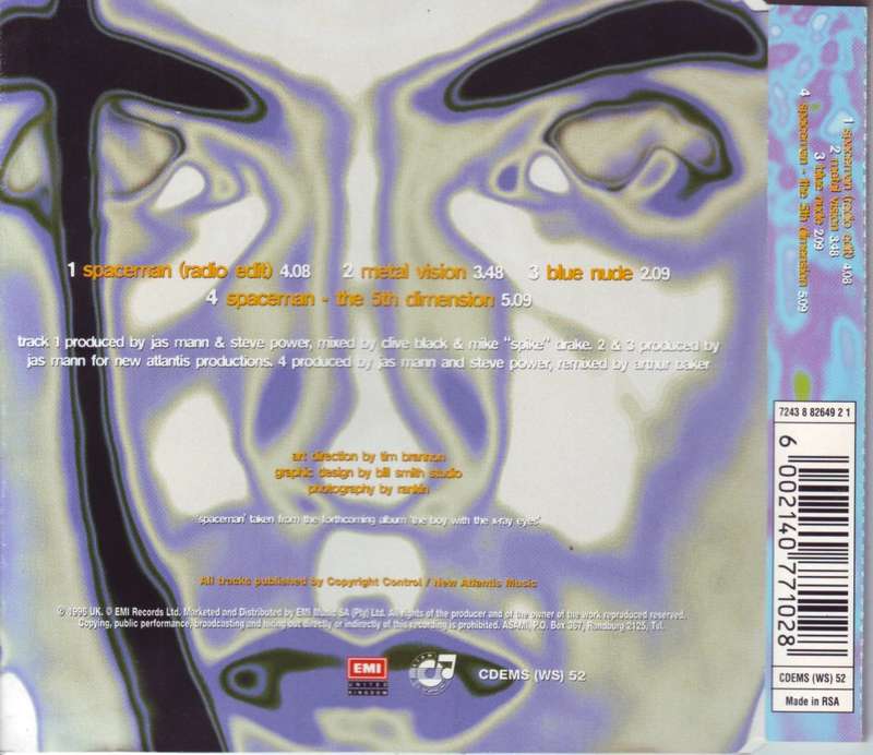BABYLON ZOO - Spaceman (CD single) CDEMS (WS) 52
