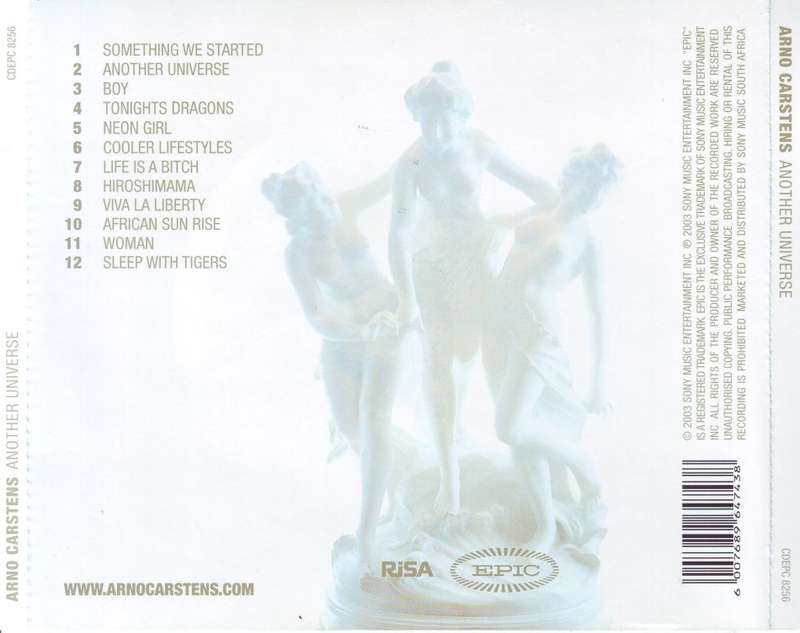 ARNO CARSTENS - Another universe CDEPC 8256
