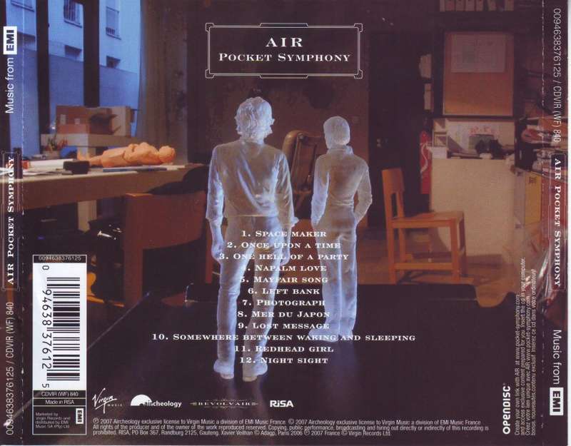 AIR FRENCH BAND - Pocket symphony  (CD) CDVIR (WF) 840 NM