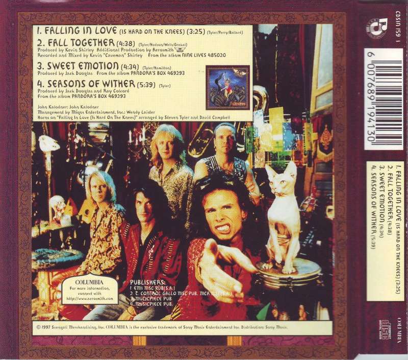 AEROSMITH - Falling in love (is hard on the knees) (CD single) CDSIN 159 I