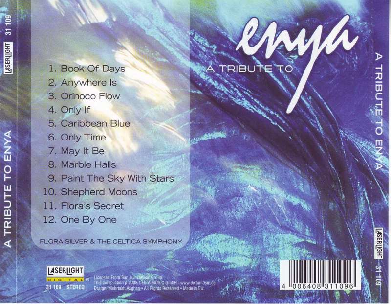 A TRIBUTE TO ENYA  (CD) 31 109 (Laserlight)(R25 SALE)