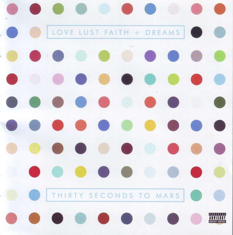 30 SECONDS TO MARS - Love lust faith + dreams (small sticker on disc) EX