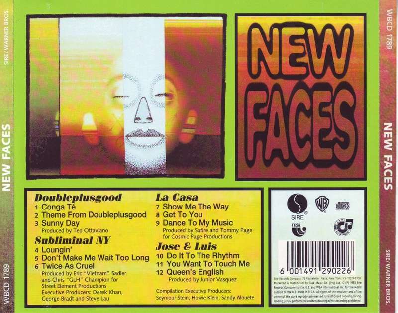 NEW FACES - Compilation (CD)  WBCD 1789 EX  (R25 SALE)