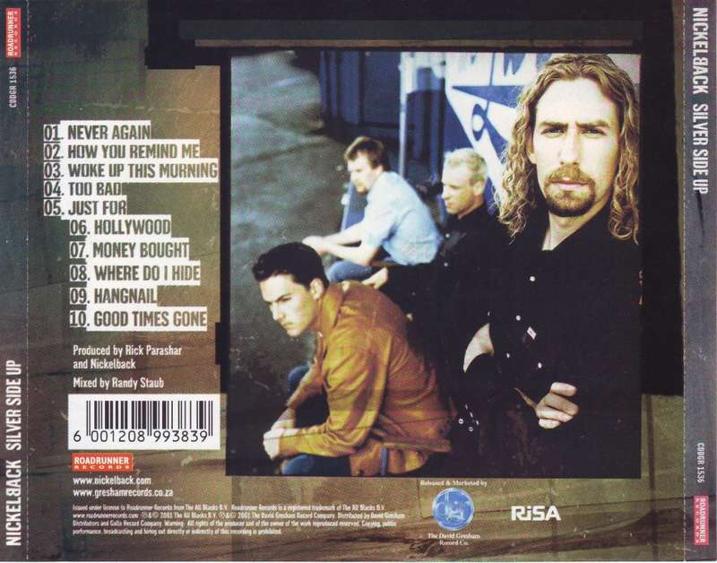NICKELBACK - Silver side up (CD) CDDGR 1536 K EX