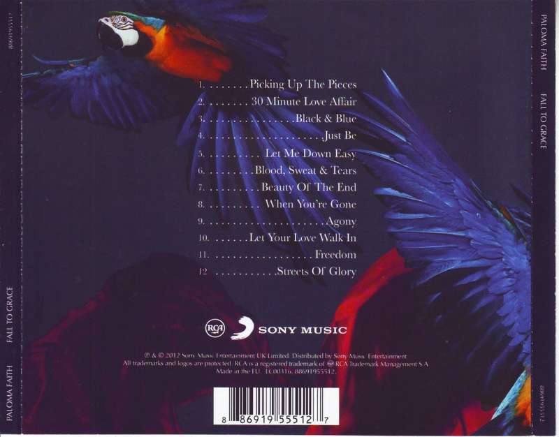 PALOMA FAITH - Fall to grace (CD) 88691955512 NM