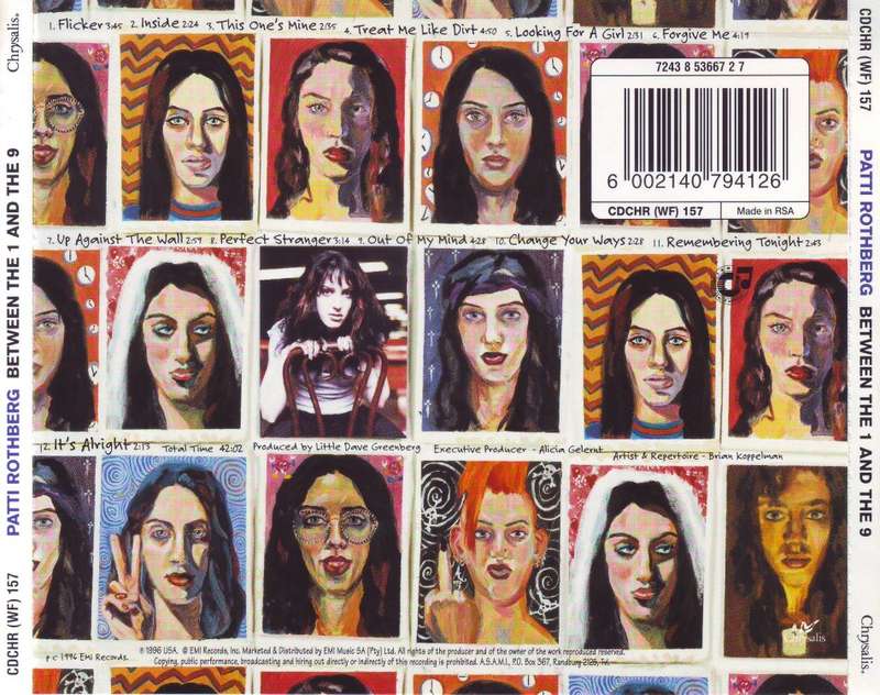 PATTI ROTHBERG - Between the 1 and the 9 (CD) CDCHR (WF) 157 EX (R25 SALE)