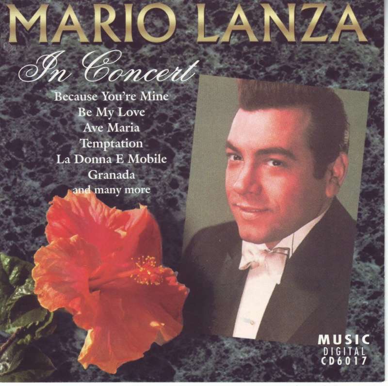 MARIO LANZA - In concert (CD) CD 6017 EX