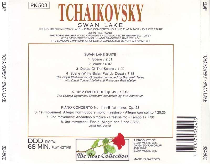 TCHAIKOVSKY - Swan lake (highlights) (CD)  3245CD NM- (R25 SALE)