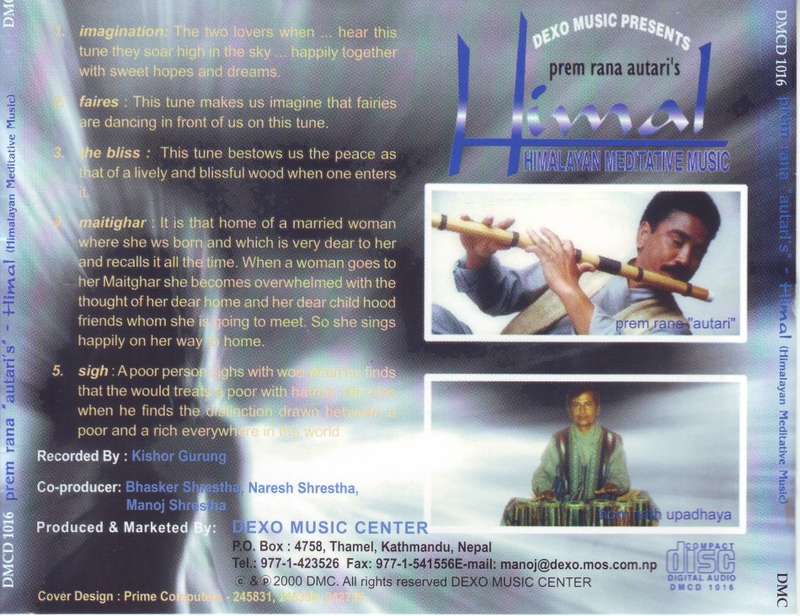 PREM RANA AUTARI - Himal (Himalayan meditative music) (CD)  DMCD 1016 NM