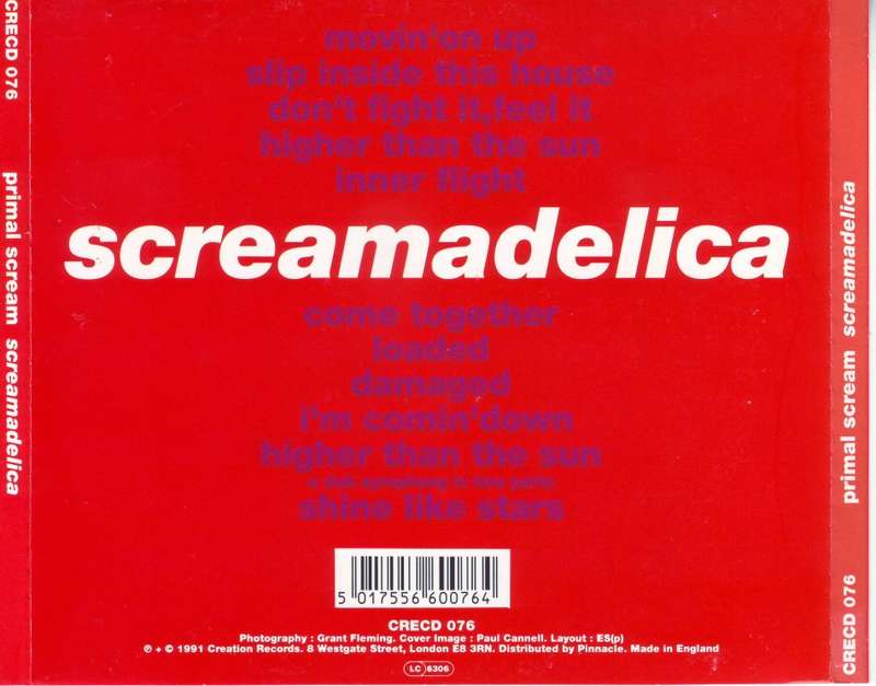 PRIMAL SCREAM - Screamadelica (CD) CRECD 076 NM