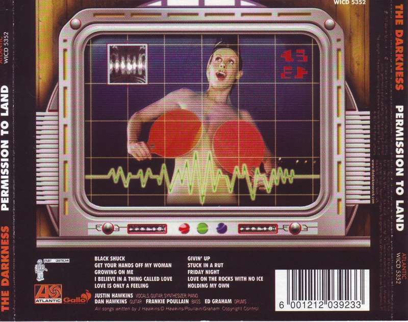 THE DARKNESS - Permission to land (CD)  WICD 5352 NM-