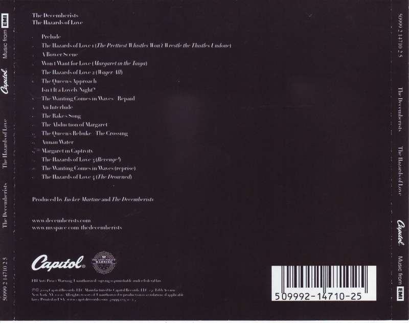 THE DECEMBERISTS - The hazards of love (CD)  50999 2 14710 2 5 NM