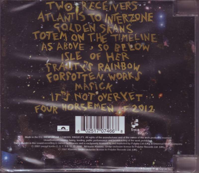 KLAXONS - Myths of the near future (CD) (super jewel case a bit worn) NM  (R25 SALE)