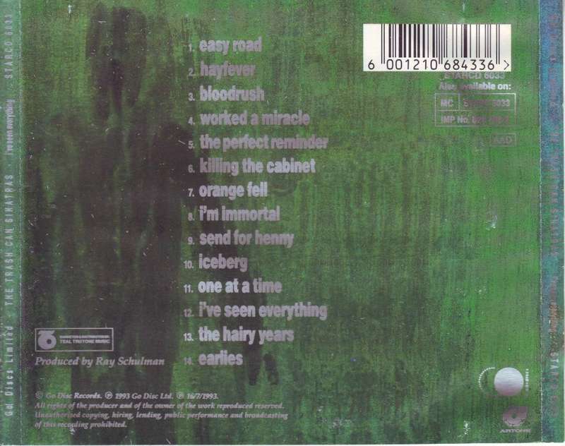 TRASH CAN SINATRAS - I`ve Seen Everything (CD) STARCD 6033 EX (R25 SALE)
