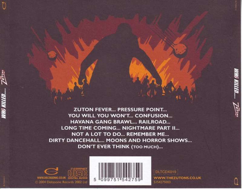 THE ZUTONS - Who killed the zutons (CD) DLTCDX019 NM-