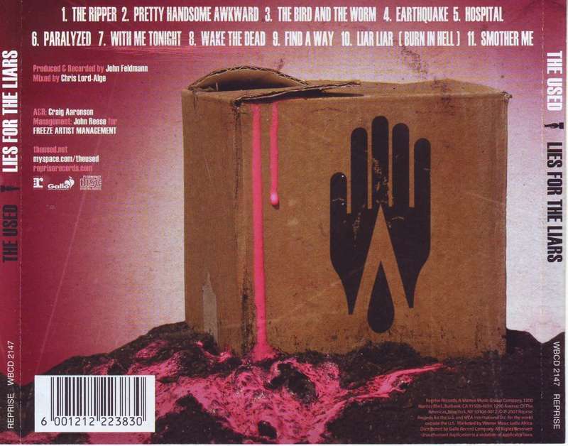 THE USED - Lies for the liars (CD) WBCD 2147 NM