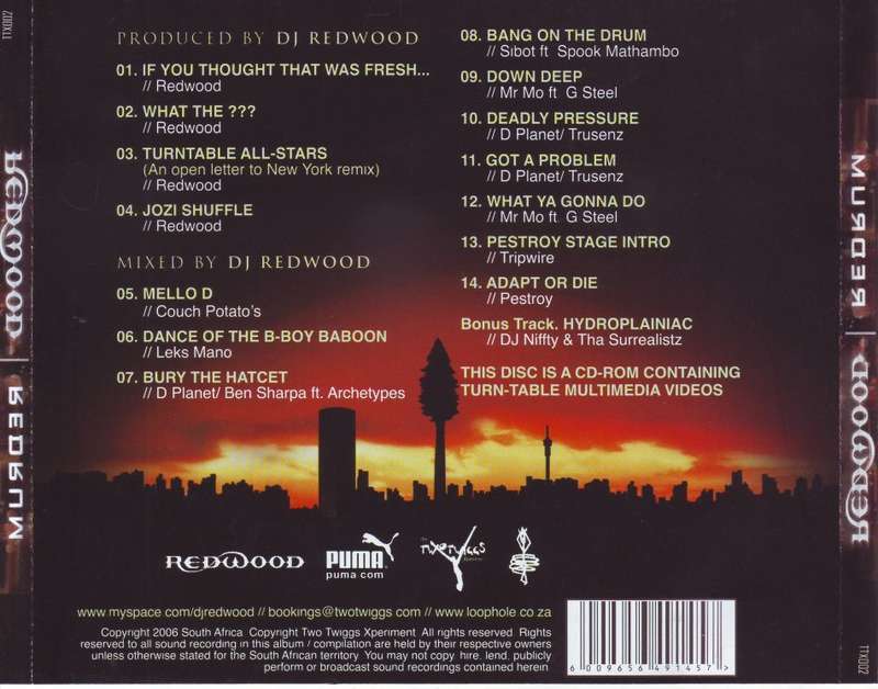 REDWOOD - Redrum (CD) TTX002 NM (R25 SALE)