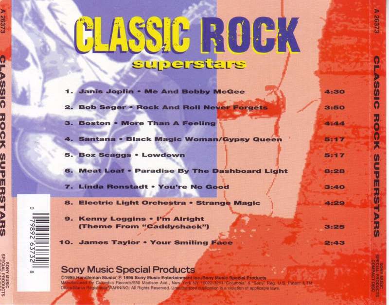 CLASSIC ROCK SUPERSTARS - Compilation (CD) A 26373 EX