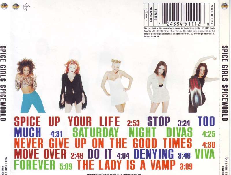 SPICE GIRLS - Spiceworld (CD) CDV 2850 (FREE BULK SHIPPING)