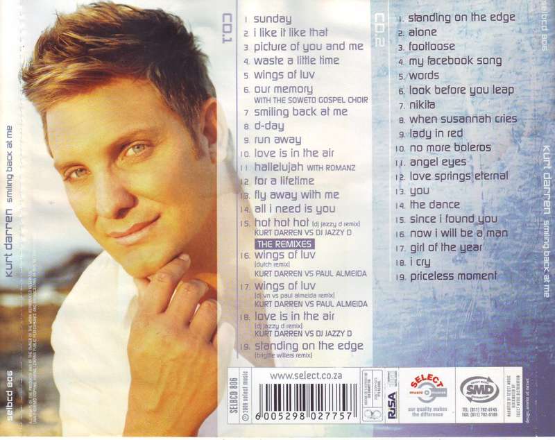 KURT DARREN - Smiling back (double CD) (scuffing on booklet) selbcd 806 (R25 SALE)