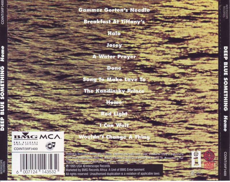 DEEP BLUE SOMETHING - Home (CD) CDINT (WF) 400 NM-