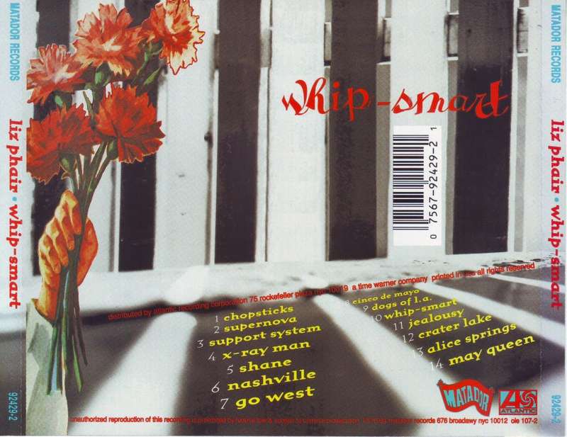 LIZ PHAIR - Whip-smart (CD) 92429-2 NM