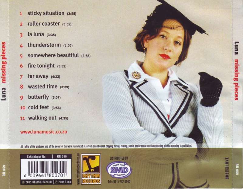 LUNA - Missing pieces (CD) RR059 NM (R25 SALE)