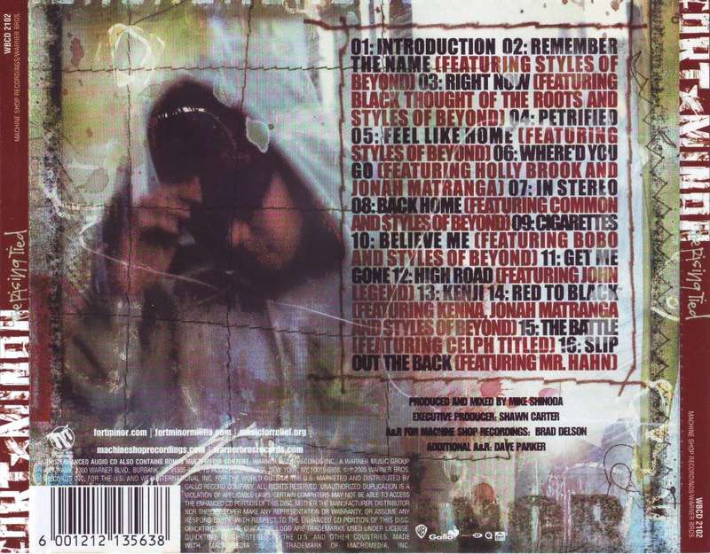 FORT MINOR - The rising tied (CD) WBCD 2102 EX