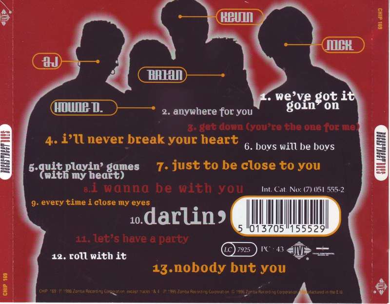 BACKSTREET BOYS - Backstreet boys (CD) CDHIP 169