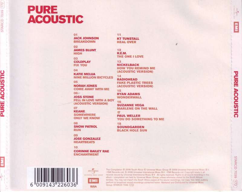 PURE ACOUSTIC - Compilation (CD) STARCD 7039 NM