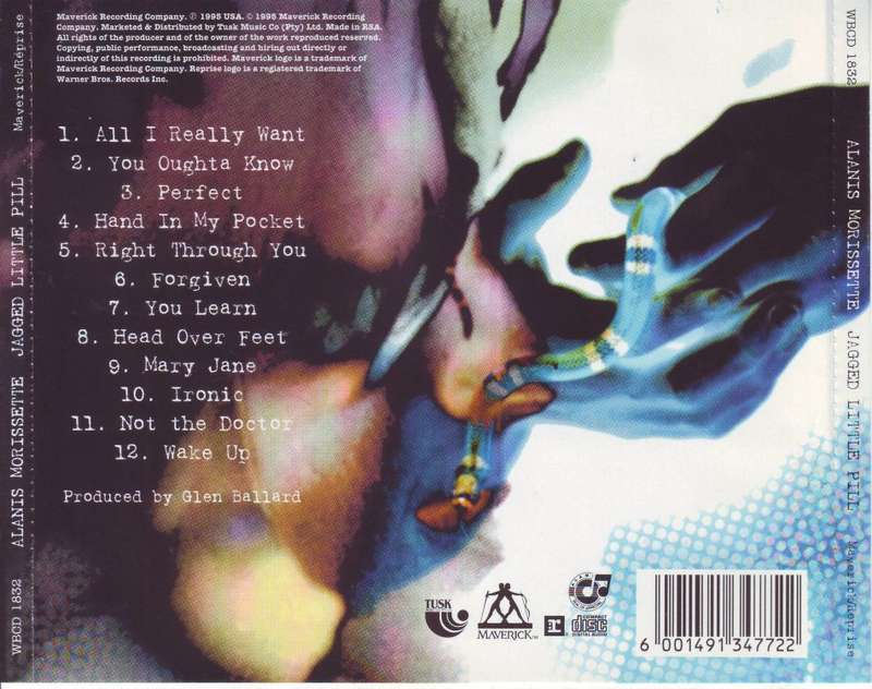 ALANIS MORISSETTE - Jagged little pill (CD) WICD 1832 EX