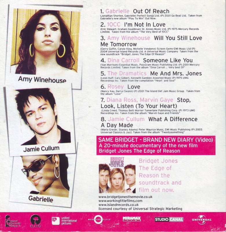BRIDGET JONES - Special edition CD (cardsleeve) EX