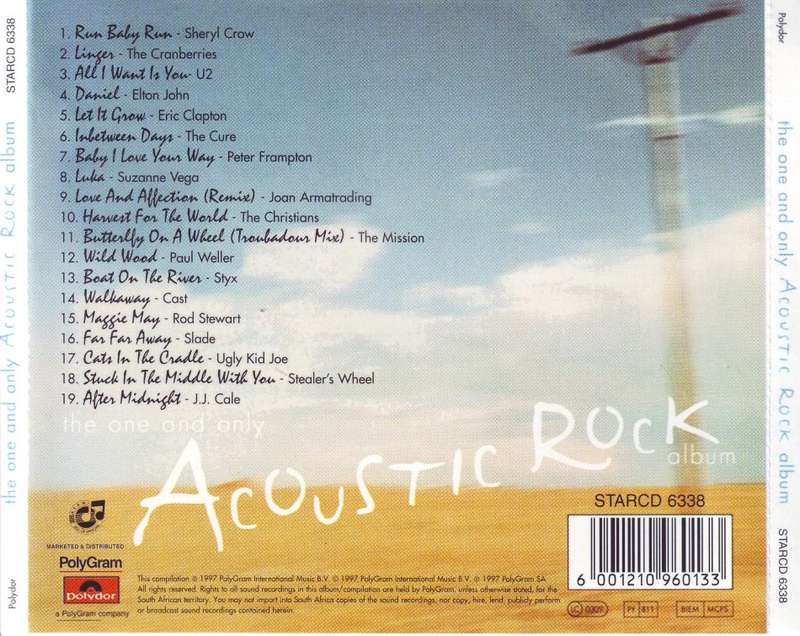 THE ONE AND ONLY ACOUSTIC ROCK ALBUM - Compilation (CD) STARCD 6338 NM-