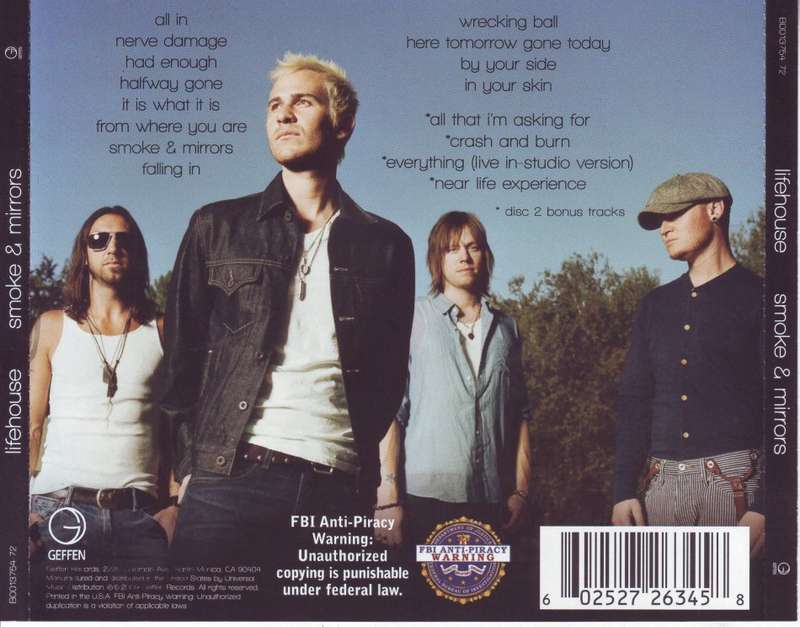 LIFEHOUSE - Smoke & mirrors (double CD) B0013754 72 NM